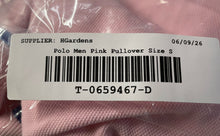 Load image into Gallery viewer, U.S. Polo Assn. Mens Pink Cotton Slim Fit Button Front Polo Shirt Size Small