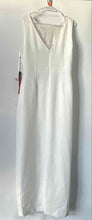 Load image into Gallery viewer, Karl Lagerfeld Paris Womens White Back Zip Maxi Dress Size 14 With Tag