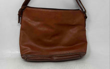 Load image into Gallery viewer, B.O.C. Born Concept Womens Brown Leather Adjustable Strap Zip Top Shoulder Bag