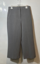 Load image into Gallery viewer, Zara Womens Gray Flat Front Pockets Wide-Leg Dress Pants Size Large
