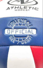 Load image into Gallery viewer, Athletic Works Multicolor Premium Soft Official Volleyball Ball Size & Weight