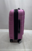 Load image into Gallery viewer, Rockland Unisex Pink Retractable Handle Lined Zip-Around Travel Trolley Bag