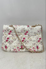 Load image into Gallery viewer, Aldo Womens Multicolor Floral Print Chain Strap Inner Pocket Shoulder Bag