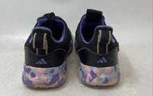 Load image into Gallery viewer, Adidas Kids Lite Racer Adapt 7.0 Black Purple Pink Slip-On Sneaker Shoes Size 2
