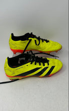 Load image into Gallery viewer, Adidas Kids Predator 24 League FG IG7747 Yellow Orange Soccer Cleats Size 4.5