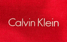 Load image into Gallery viewer, Calvin Klein Womens Red Long Sleeve Crew Neck Pullover Sleep Shirt Size Medium