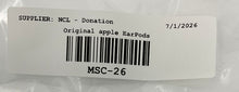 Load image into Gallery viewer, Original Apple EarPods 3.5mm Jack On-Cable Microphone Earphones Not Tested NCL