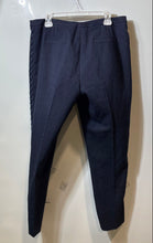 Load image into Gallery viewer, Tahari Womens Blue Printed Flat Front Pockets Straight Leg Dress Pants Size 14