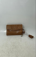 Load image into Gallery viewer, The Sak Womens Brown Leather Floral Embossed Detachable Strap Crossbody Purse
