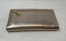 Load image into Gallery viewer, Kate Spade New York Womens Gold Tone Leather Credit Card Slot Bifold Wallet