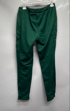 Load image into Gallery viewer, Adidas Mens Green Fleece Drawstring Pockets Elastic Waist Sweatpants Size S