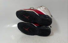 Load image into Gallery viewer, Nike Kids Air Jordan B'Loyal White Red Leather Lace-Up Basketball Shoes Size 1Y