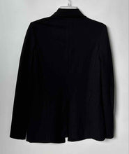 Load image into Gallery viewer, Tahari Womens Black Long Sleeve Notch Collar Open Front Blazer Size 8
