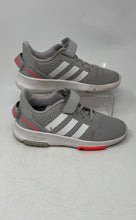 Load image into Gallery viewer, Adidas Kids Racer TR 2.0 FX7282 Gray White Pink Hook & Loop Sneaker Shoes Size 3