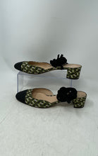 Load image into Gallery viewer, J.Crew Womens Multicolor Printed Leather Ankle Strap Block Mule Heels Size 11