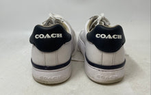Load image into Gallery viewer, Coach Womens Lowline White Leather Round Toe Lace-Up Sneaker Shoes Size 8B