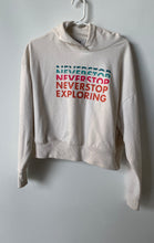 Load image into Gallery viewer, The North Face Womens Beige Never Stop Exploring Cropped Pullover Hoodie Size M