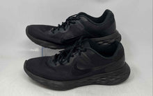 Load image into Gallery viewer, Nike Mens Revolution 6 Black Round Toe Low Top Lace-Up Sneaker Shoes Size 12