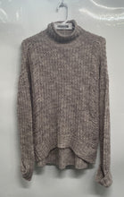 Load image into Gallery viewer, Express Womens Brown Turtleneck Long Sleeve Hi-Low Hem Pullover Sweater Size S