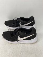 Load image into Gallery viewer, Nike Womens Tanjun 812655-011 Black White Lace-Up Running Shoes Size 7.5