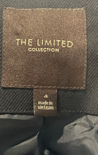 Load image into Gallery viewer, The Limited Womens Black Long Sleeve Notch Lapel Two-Button Blazer Size 4
