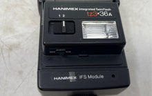 Load image into Gallery viewer, Hanimex Integrated Twin Flash TZ3*36A Black IFS Module Camera Flash Unit