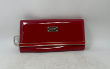 Load image into Gallery viewer, Nike West Womens Red Patent Leather Inner Pocket Chain Strap Clutch Handbag
