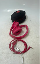 Load image into Gallery viewer, Beats By Dr. Dre Solo HD Pink Foldable On-Ear Wired Headphones In Case Untested