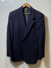 Load image into Gallery viewer, Authentic Burberry Mens Blue Wool Two-Button Blazer No Size Pit To Pit 23"