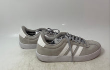 Load image into Gallery viewer, Adidas Womens VL Court 3.0 Gray White Lace-Up Low Top Sneaker Shoes Size 8