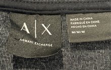 Load image into Gallery viewer, Armani Exchange Mens Black Heather Logo Long Sleeve Full-Zip Hoodie Size M