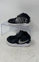 Load image into Gallery viewer, Nike Kids Team Hustle D 9 AQ4226-001 Black Hook & Loop Sneaker Shoes Size 7C