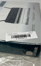 Load image into Gallery viewer, D-Link Model DIR-615 Black N300 High-Speed Access Wireless Router Untested