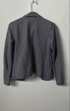 Load image into Gallery viewer, Tommy Hilfiger Womens Blue White Striped Double-Breasted Military Jacket Size M
