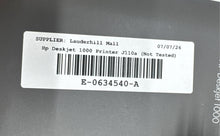 Load image into Gallery viewer, HP Deskjet 1000 Black J110a USB Standard inkjet Printer Not Tested