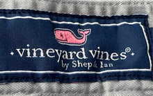 Load image into Gallery viewer, Vineyard Vines Mens Gray Flat Front Stretch Slash Pocket Chino Shorts Size 35