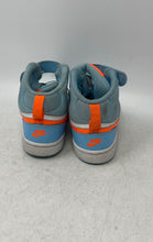 Load image into Gallery viewer, Nike Unisex Kids Court Borough Mid 2 White Blue Sneakers Shoes Size 13.5C