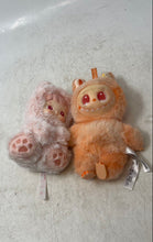 Load image into Gallery viewer, Lot Of 2 Pieces Pop Mart The Monsters Collectible Pink Orange Labubu Plush Toys