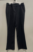 Load image into Gallery viewer, New York & Company Womens Black Flat Front Flared Leg Trouser Pants Sz 6 Average