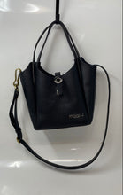 Load image into Gallery viewer, Ptumrlli Womens Black Inner Pockets Detachable Strap Small Shoulder Purse