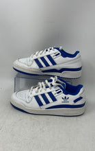 Load image into Gallery viewer, Adidas Kids Forum Low FY7974 White Blue Low Top Lace-Up Sneakers Shoes Size 7