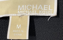 Load image into Gallery viewer, Michael Kors Womens Black Long Sleeve Studded A-Line Dress Size Medium