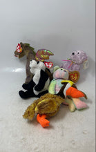 Load image into Gallery viewer, Ty Multicolor Beanie Baby Collectible Stuffed Animals Plush Toys Set Of 5 Pieces