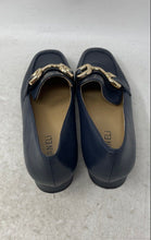Load image into Gallery viewer, Vaneli Womens Simply Blue Leather Slip-On Loafer Shoes Size 9N