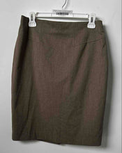 Load image into Gallery viewer, Ann Taylor Womens Brown Regular Fit Back Zipper Straight & Pencil Skirt Size 10P
