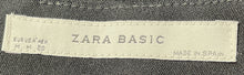 Load image into Gallery viewer, Zara Basic Womens Black Low Rise Back Zip Short Mini Skirt Size Medium
