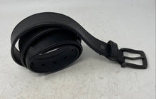 Load image into Gallery viewer, Levi's Mens Black Leather Metal Single Prong Buckle Adjustable Dress Belt
