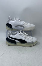 Load image into Gallery viewer, Puma Kids Clyde Hardwood 193847-01 White Lace-Up Sneaker Shoes Size 4.5C