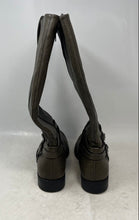 Load image into Gallery viewer, Easy Street Womens 31-9767 Green Leather Round Toe Riding Boots Size 11 M