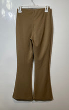 Load image into Gallery viewer, H&M Womens Beige Flat Front Stretch Wide-Leg Trouser Pants Size Small